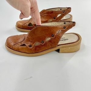 Giraudon New York Leather Made in Portugal Vintage Mary Janes size 6.5 37